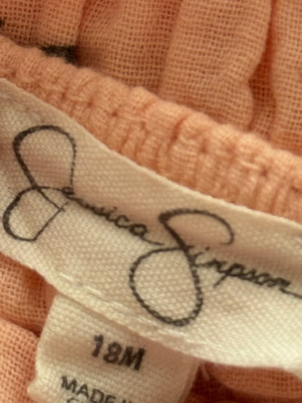Jessica Simpson Peach Baby Bubble (18 Month)
